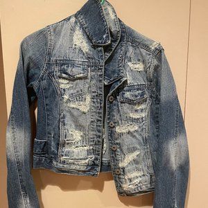 Denim Crop Jacket